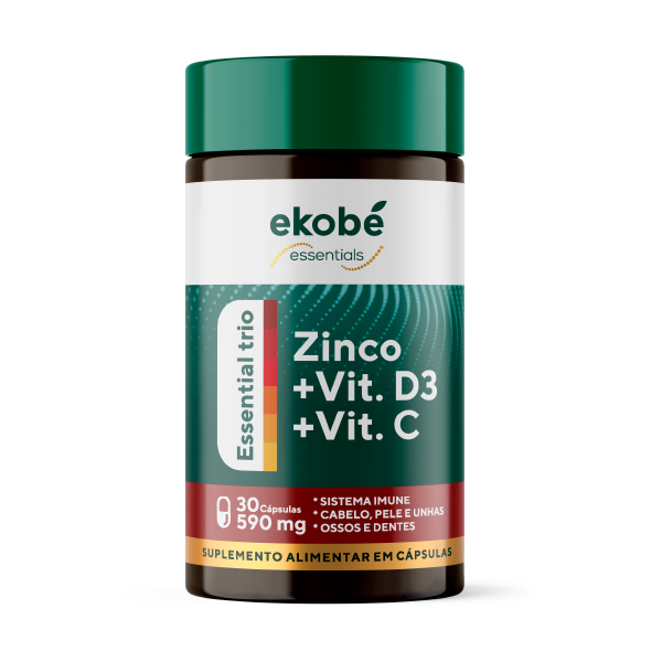 Vitaminas C D e Zinco Ekobé Suplementos Nutracêuticos